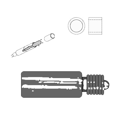 Cartridge Heater Sleeve Adaptors Heat Transfer and Release Coating Unique Space Heater SCB Series