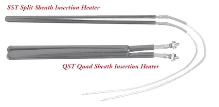 Split Sheath Cartridge Heaters