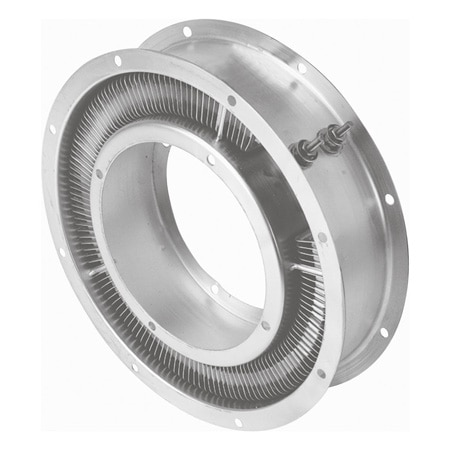 Air Duct Heaters for Round Ductwork with Metal Enclosure