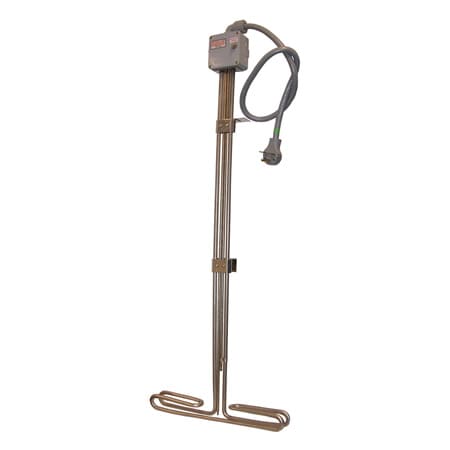 SS Tank Immersion Heater Over the Side Reservoir Water