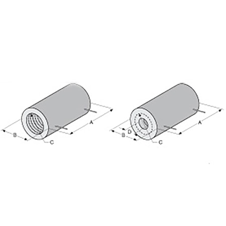 High Temperature, Low Mass, Vacuum Formed Ceramic Radiant Full Cylinder Heaters