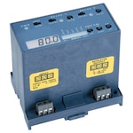 Single input with dual relays, LED display and repeater output