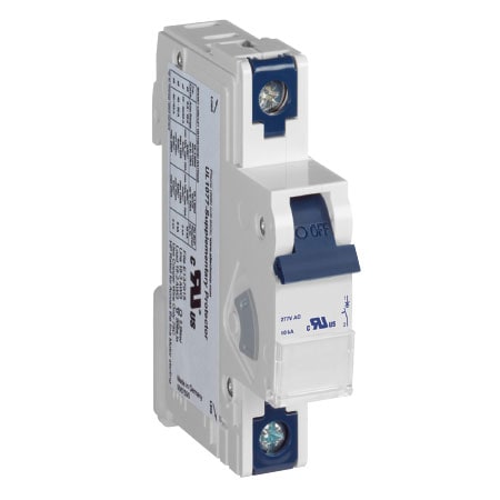 DIN Rail Mount Circuit Breakers, 17.5 Mm (0.69) Width Per Pole