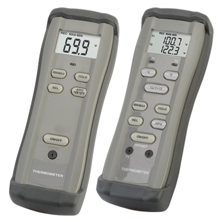 0.1% Accuracy Handheld Thermometers | Single and Dual Channel Models