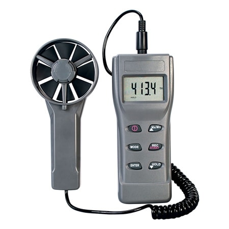 Humidity Dew Point Barometric Pressure Altitude Lux Meter 7in1 Anemometer Temp 