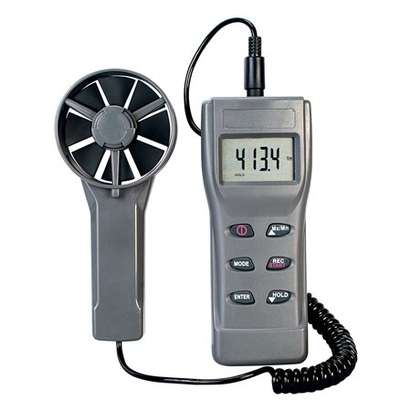 Digital Air Flow with Humidity Tester