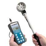 Rotating Metal Vane Anemometer Kit w/ Volume Flow         