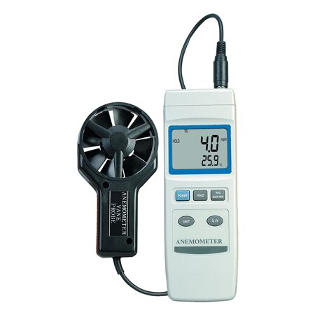 Economical Vane Anemometer with 2.83 Inch (72mm) Diameter Probe