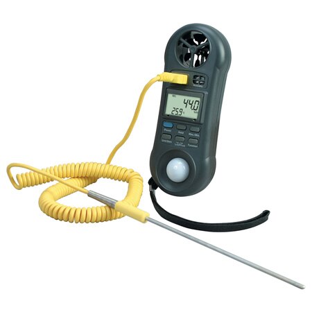 800016 - Temperature and Humidity Monitor, Supplied with Battery, 4 1/4 x 3  3/4 x 7/8 Inches