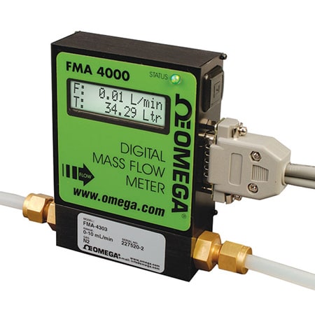 Programmable Mass Flow Meter and Totalizer Omega Engineering