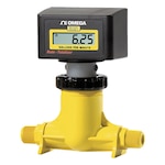 Battery Powered Indicating Flow Meter For Rate or Total Flow