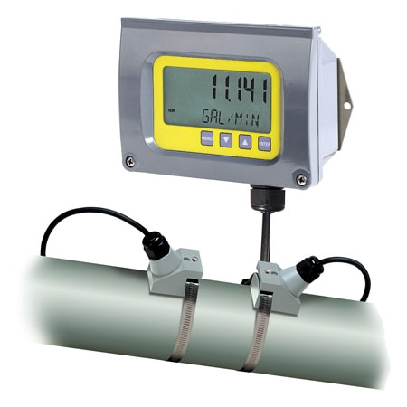 Clamp-On Transit Time Ultrasonic Flow Meter