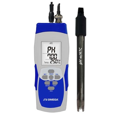 pH/mV/Temperature Meter Kit w/Real Time SD Card Data Logger