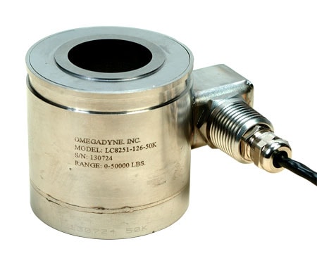 Tall, 1.5" OD Through-Hole, Compression Load Cells