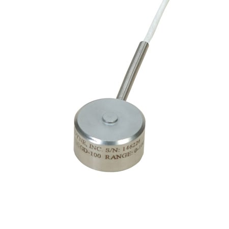 Small Tank Weighing Compression Load Cell Strain Gauge , Button Type