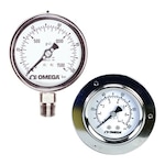 Stainless Steel, Dual Scale, Bar and Psi Pressure Gauges
