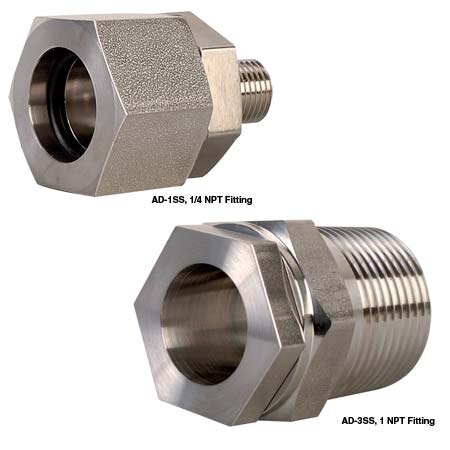 1/4" MNPT, 316 Stainless Steel