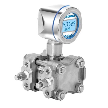 Pressure Transmitter with Display, Rangeable Wet/Wet Differential
