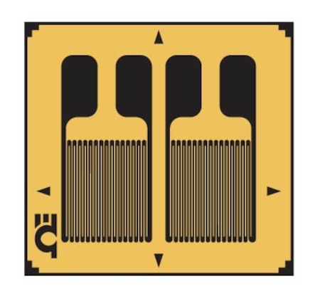 T Rosettes, 6 mm Grid Length, 6.3 mm Grid Width 350 Ω Resistance