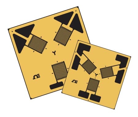 Rosette Strain Gages: 45° and 60° Gage Patterns