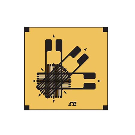 3 Element, 0°/45°/90° Corner, Compact Rosette Strain Gauges