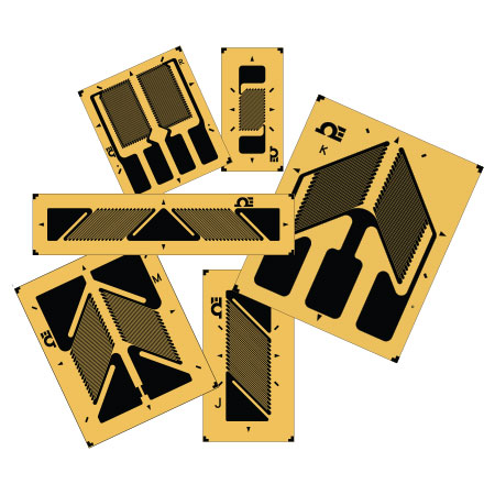 Strain gauges for Shear or Torque Applications