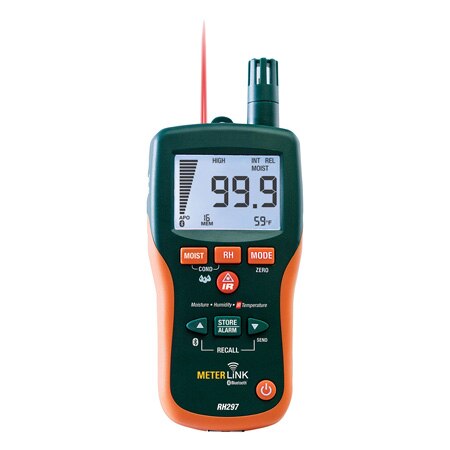 Pinless Moisture/Relative Humidity Meter With Infrared Thermometer