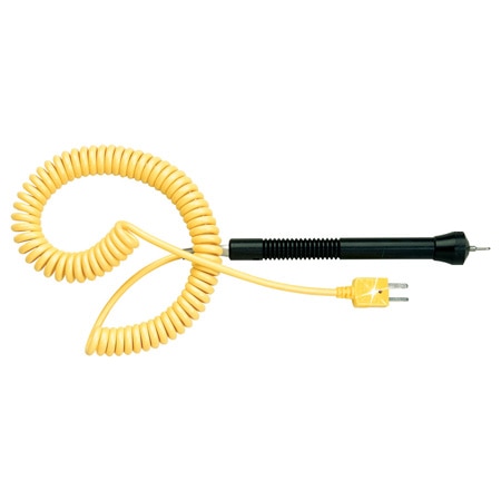 Low Profile Penetration Thermocouple Probe with Hypodermic Tip: Model Numbers 88310K and 88310E
