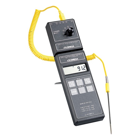 4 Channel Handheld Data Logger Thermocouple Thermometer :: OMEGA