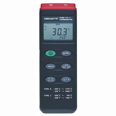 2 Channel Handheld Thermocouple Datalogger USB output