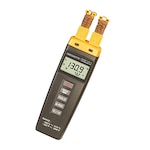 2 Channel Mini K Type Thermocouple Meter with 0.3% Accuracy