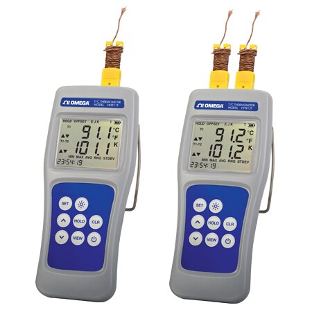 Digital K-type Thermometer with 3 Stainess Steel Probe for HVAC,  Industrial Use