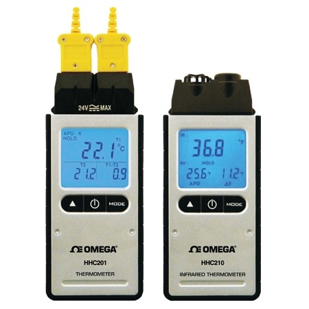 Durable Handheld Environmental Thermometers for Temperature, Pressure, Air Flow, Light and non-Contact RPM Measurement