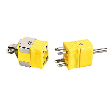 Dual Element Thermocouple Probes with Standard Size Connectors
