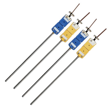 Quick Disconnect Thermocouples with Removable Standard Size Connectors – (**) Indicates Thermocouple Type