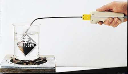 PFA Coated Thermocouple Probes with Standard Connectors