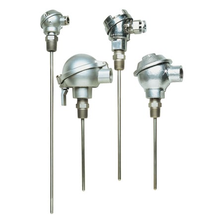 Thermocouple Probes with Industrial Protection Heads Choices