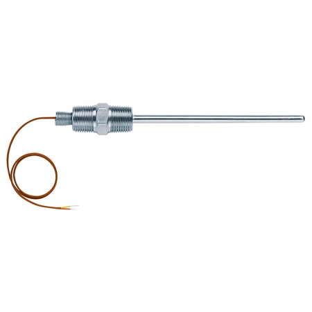 Replacement Thermocouple Probe with 1/2" X 1/2" NPT and 20 AWG Lead Wire