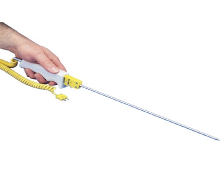 Special Tip Thermocouple Probes with Quick Disconnect or Integral Handles, ProbeTips for Penetration