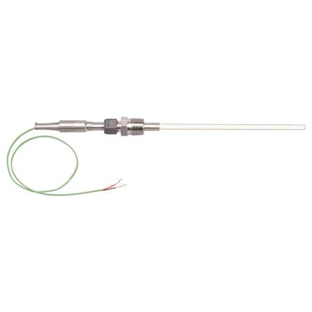 High Temp Thermocouple with Ceramic Sheath and Lead Wires