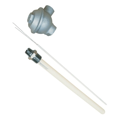 High Temp Thermocouples with Ceramic Tubes and Heads