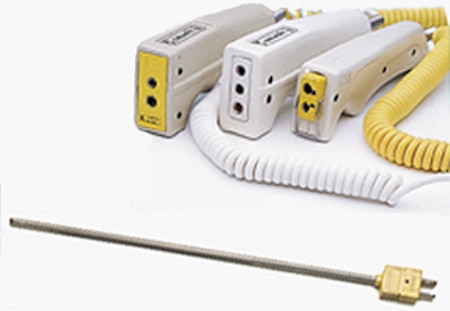 Quick Disconnect Handle/Thermocouple Probe Sets with High Impact ABS or Rugged Aluminum Handles