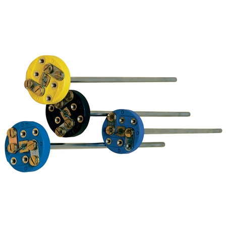 Terminal Block Probes, Color Coded for J, K, E, and T Thermocouples