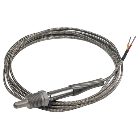 Rugged Pipe Plug Thermocouple Probe with 1/4 or 1/8NPT Fitting