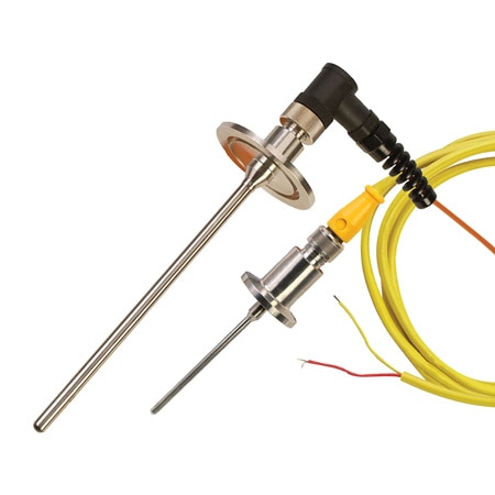 Vacuum Thermocouple Sensors With KF Style Flanges and M12 Connection