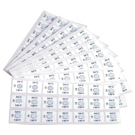 Non-Reversible Temperature Labels