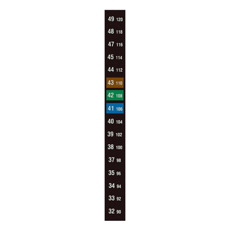 Reversible Temperature Labels, Multi Temp Liquid Crystal Strips