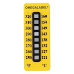 8 Point Non-Reversible Temperature Label
