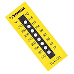 Yellow 8 Dot Non-Reversible Temperature Label