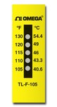 Yellow 5 Dot Non-Reversible Temperature Label